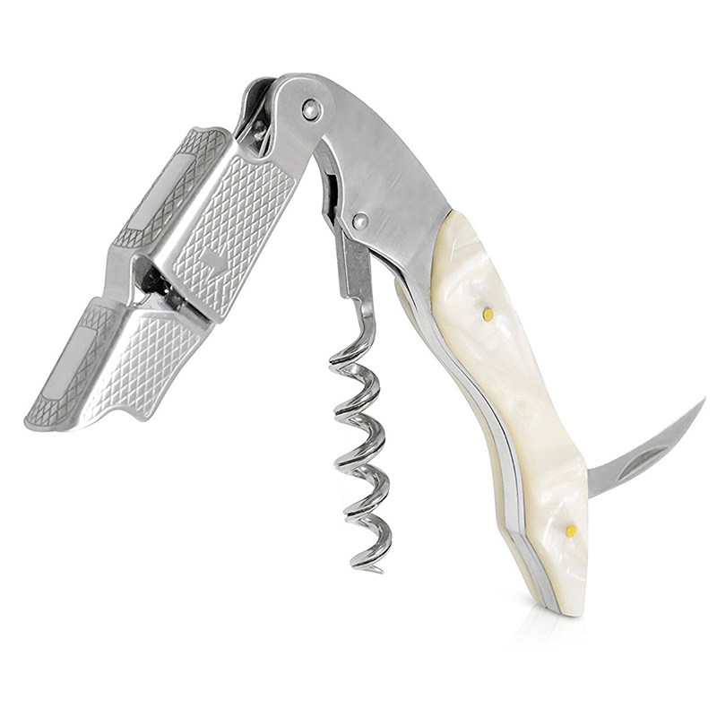 BR-WO47E White Resin Waiters Corkscrew